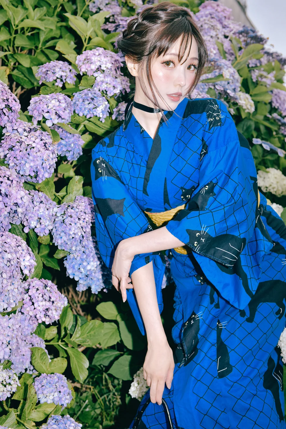 ElyEE子 - Rainy Season Black Cat [38P,4V-93MB] tg@simisebaisi 【丝足阁】004.webp